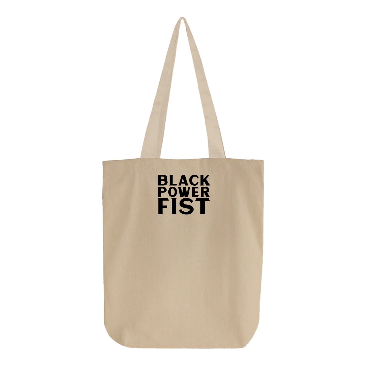 Black Power Fist Black Tote Bag