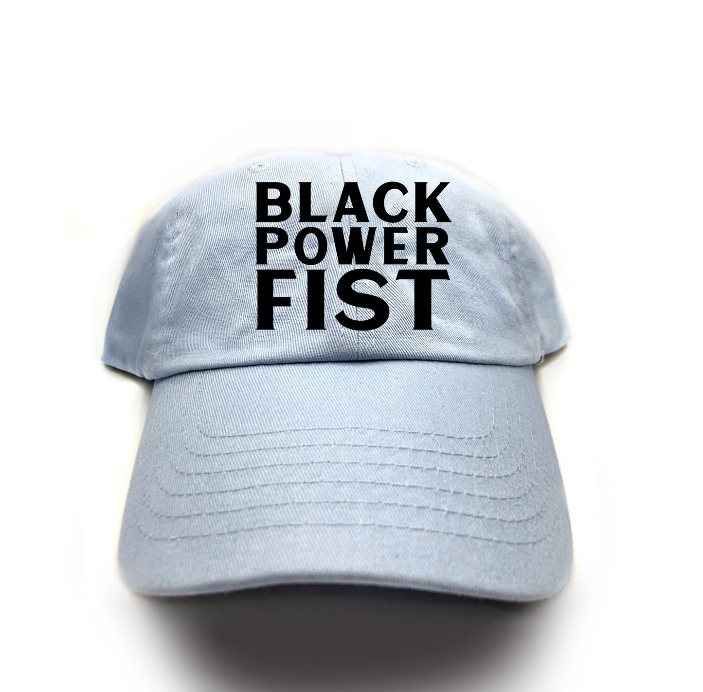 Black Power Fist Black Dad Hat