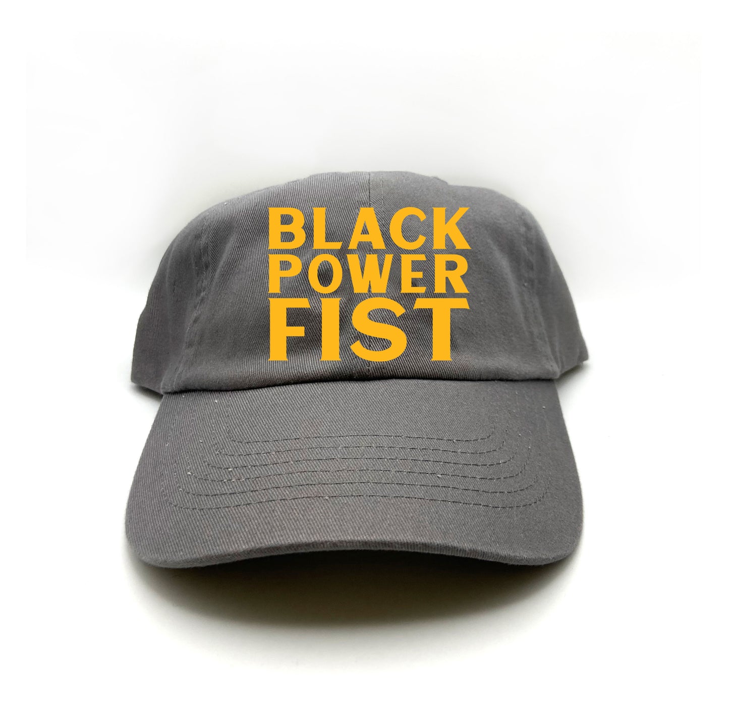 Black Power Fist Yellow Dad Hat