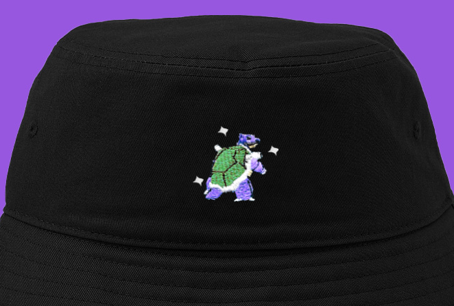 #0009 shiny bucket hat