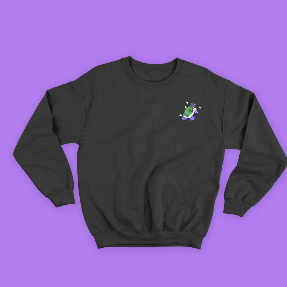 #0009 shiny sweatshirt