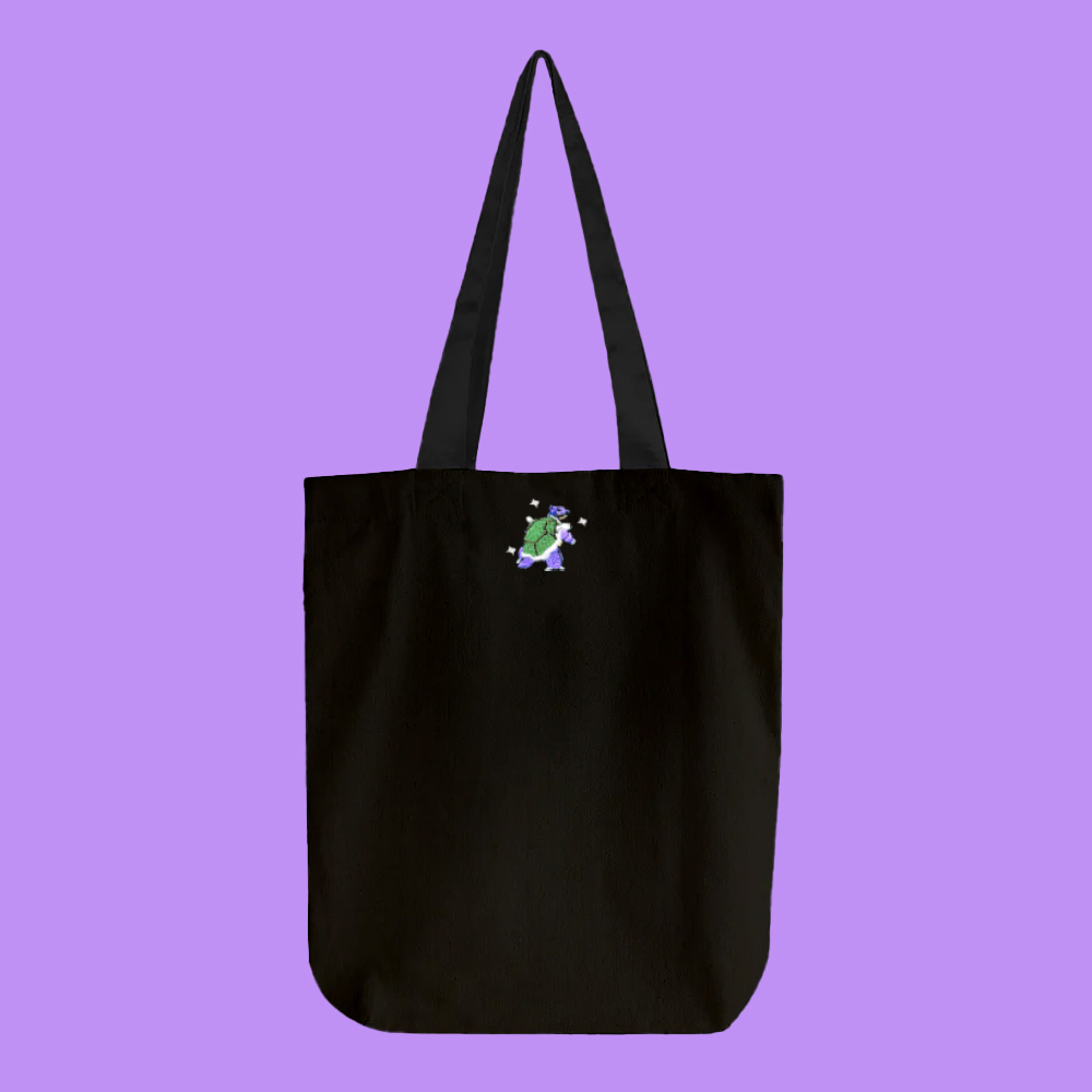 #0009 shiny tote bag