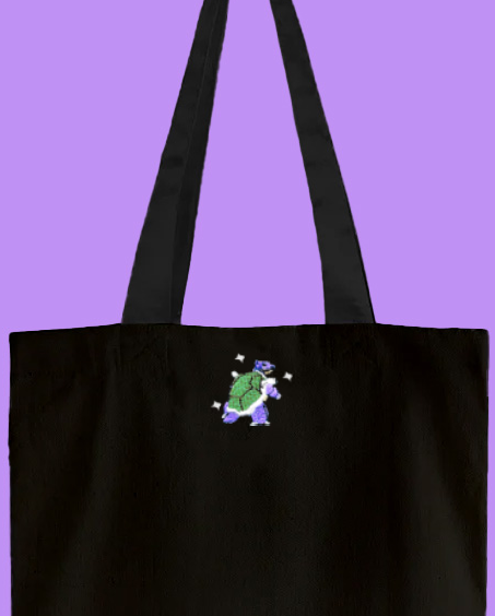 #0009 shiny tote bag