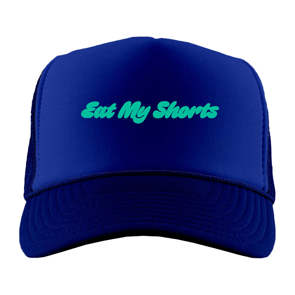 Eat My Shorts Green Foam Truckers hat