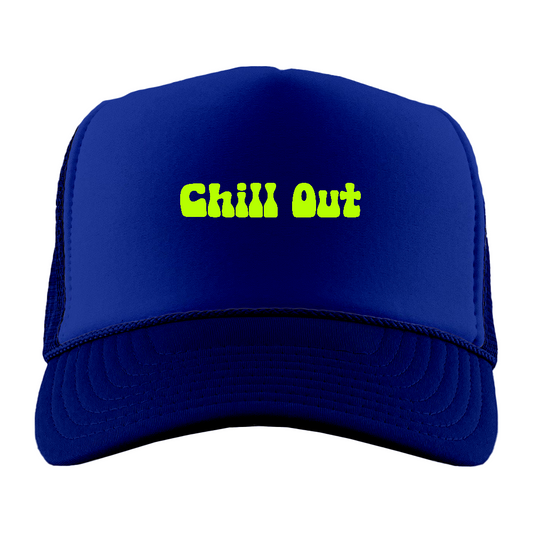 Chill Out Green Foam Trucker Hat