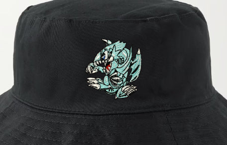 Blue eyes toon dragon bucket hat