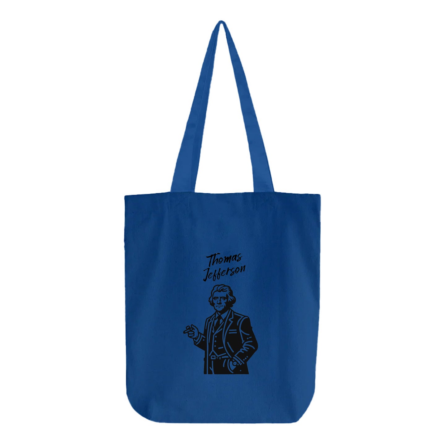 thomas jefferson gangster tote bag