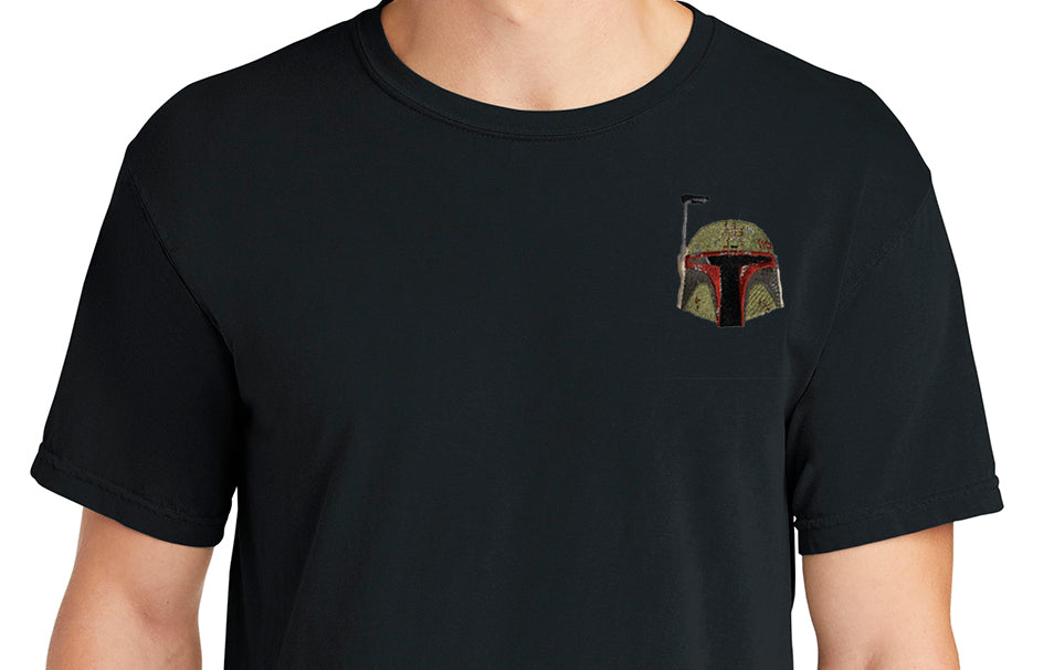 bobafett battle damaged tee shirt