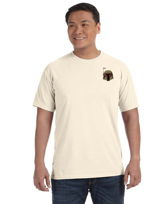 bobafett battle damaged tee shirt