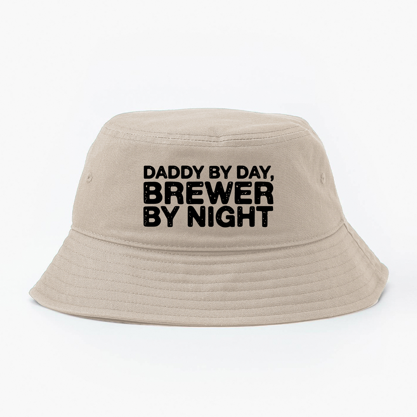 Daddy by Day, Brewer by Night Black Bucket Hat