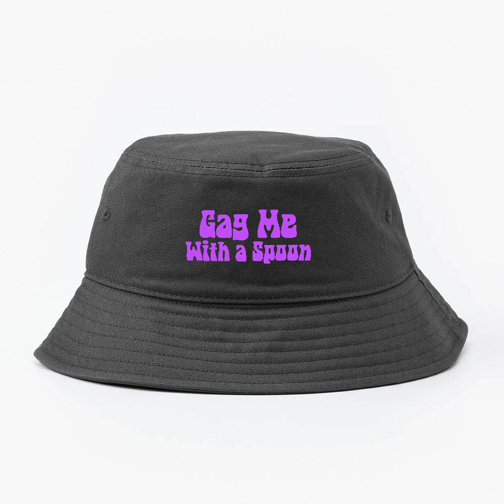 Gag Me With A Spoon Purple Bucket Hat