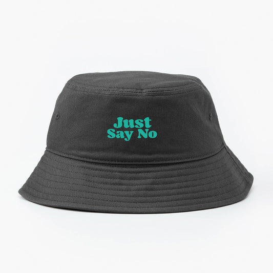 Just Say No Green Bucket Hat