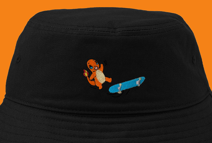 #0004 sk8 bucket hat