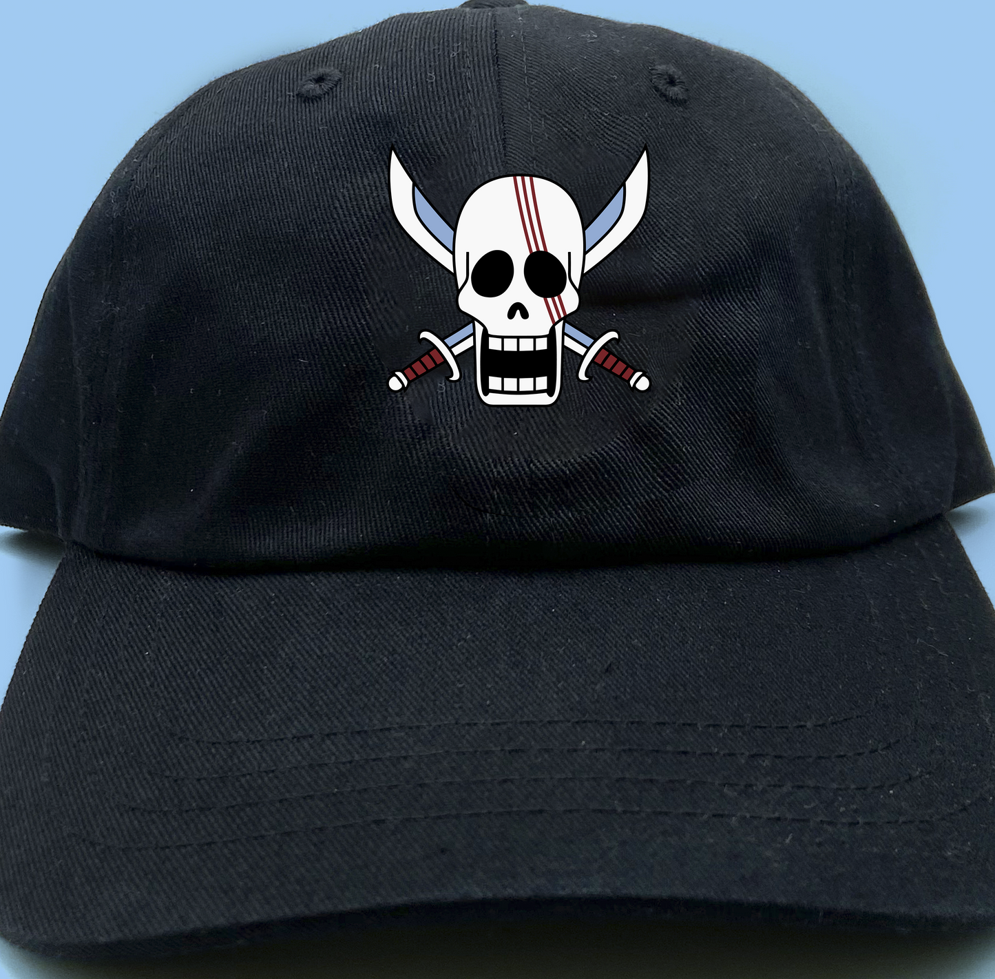 Straw Hat Pirates jolly roger dad hat