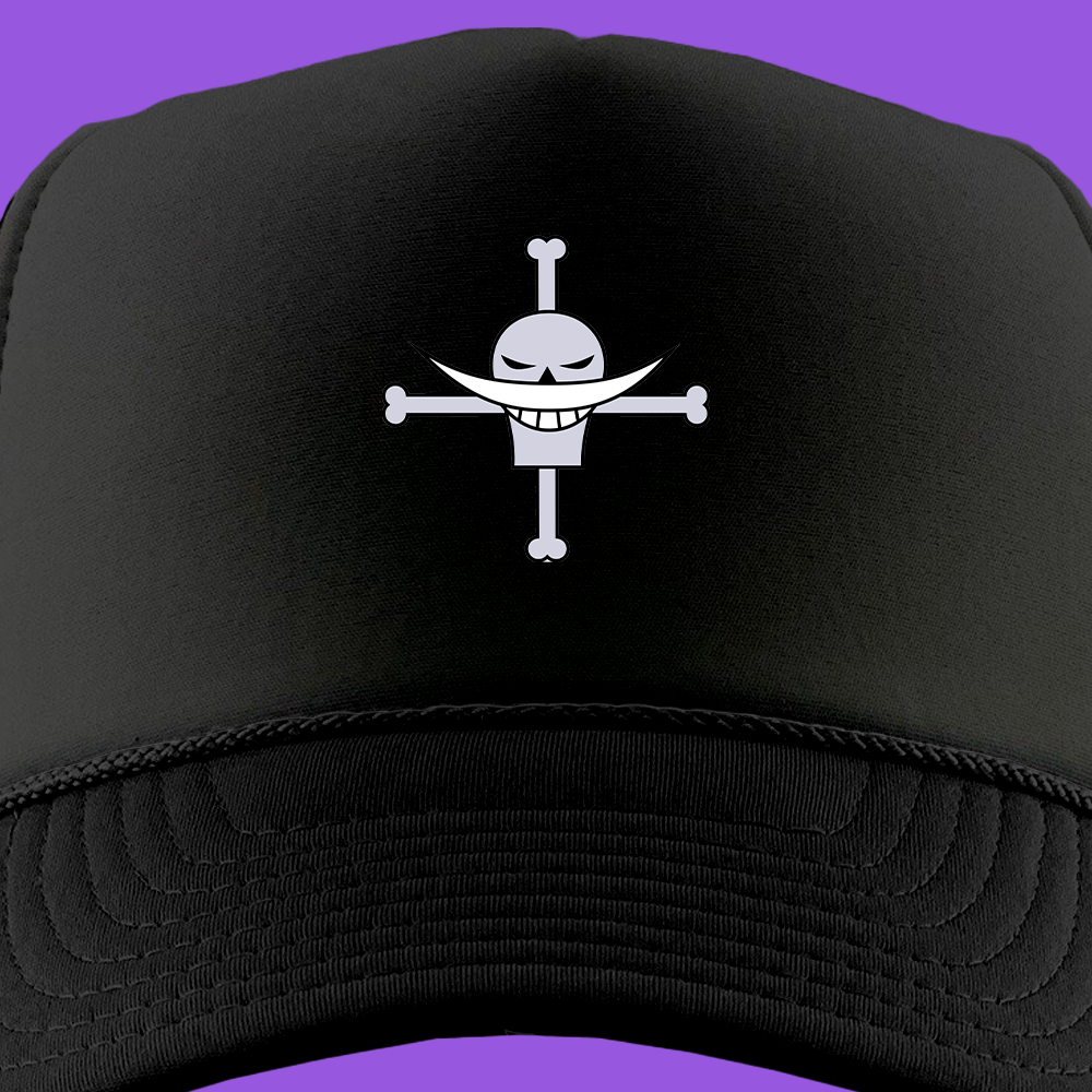 Whitebeard pirates jolly roger foam trucker
