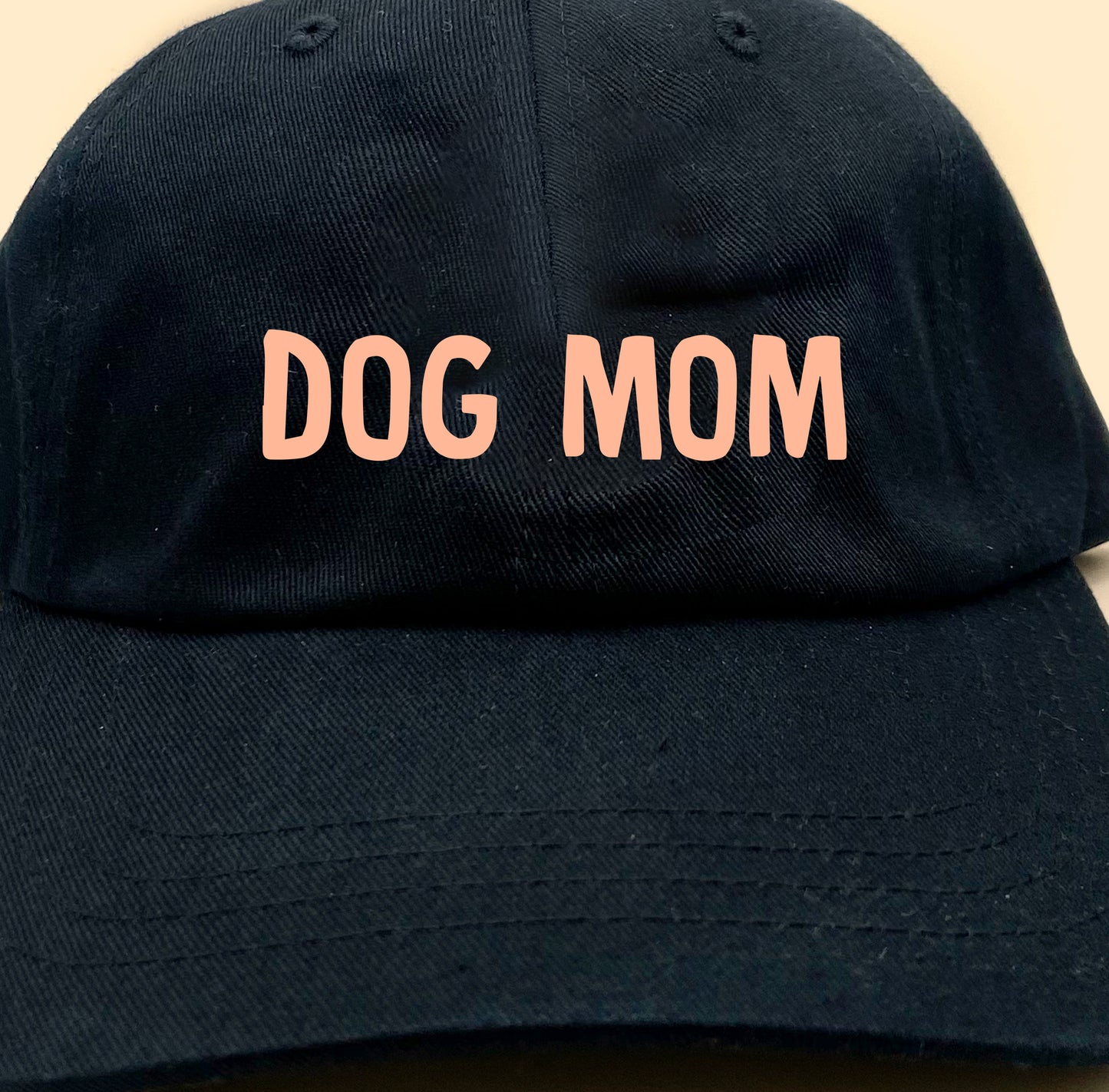 Dog Mom Black Dad Hat