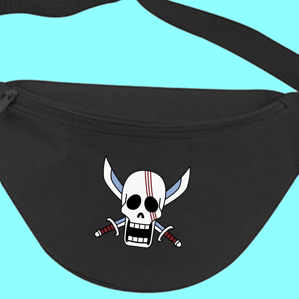 Red Hair Pirates jolly roger fanny pack