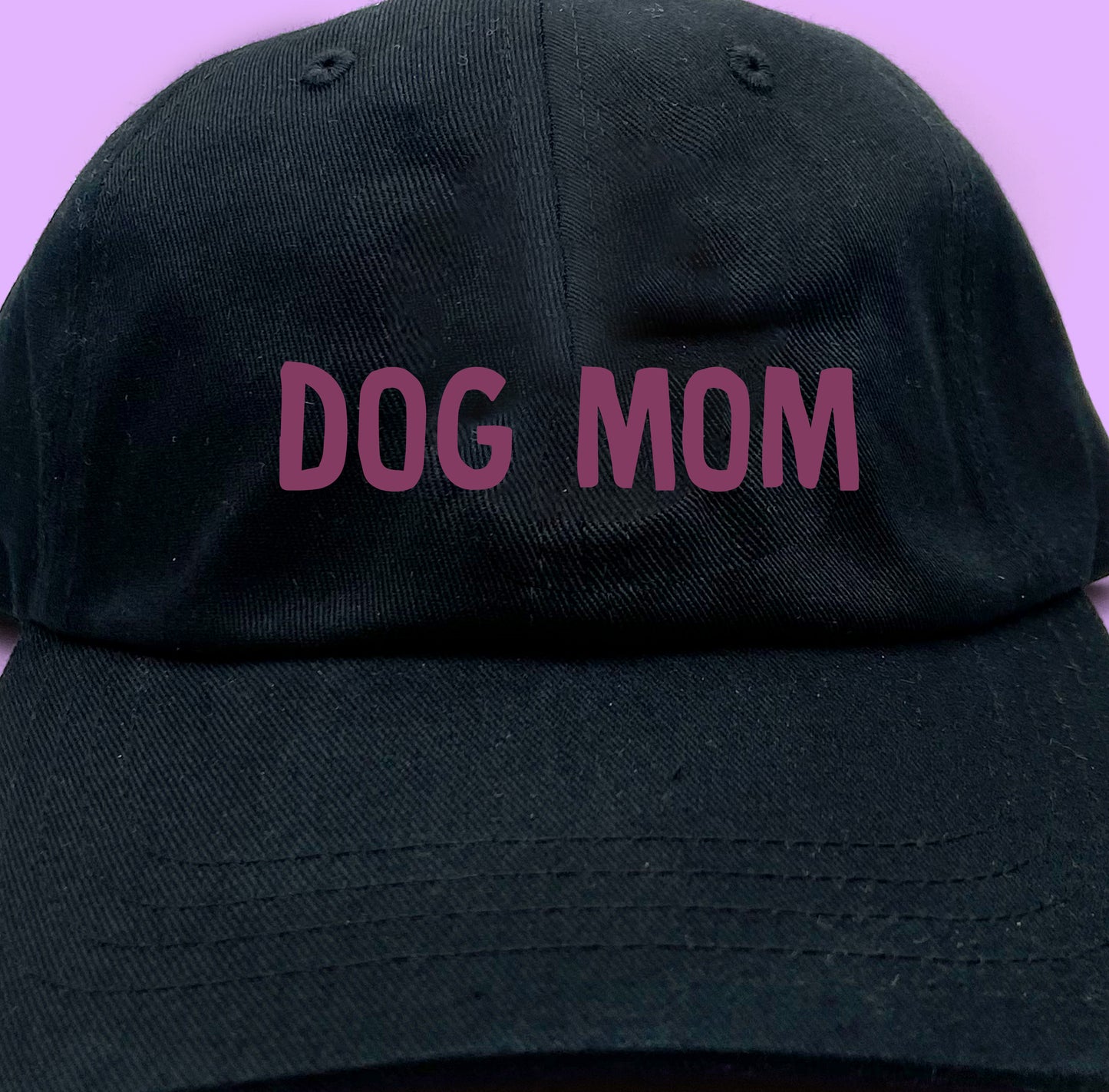 Dog Mom Violet Dad Hat
