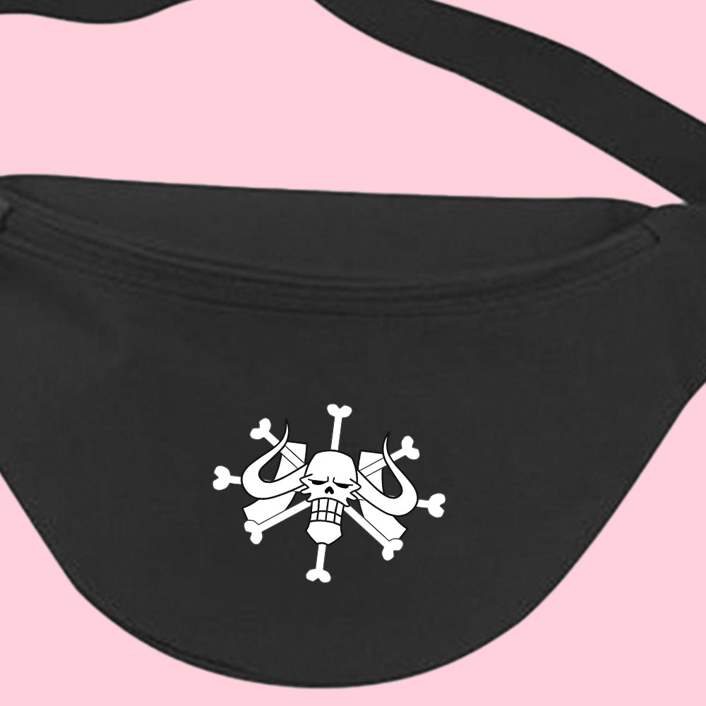 Beast Pirates jolly roger fanny pack
