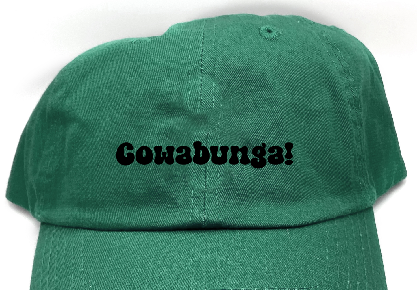Cowabunga! Black Dad Hat