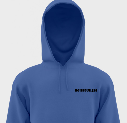 Cowabunga! Black Hoodie