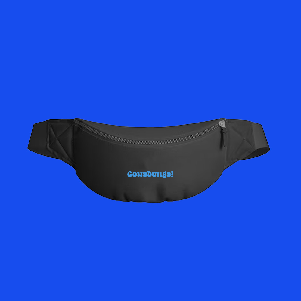 Cowabunga! Blue Fanny Pack