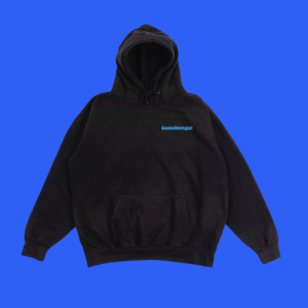 Cowabunga! Blue Hoodie
