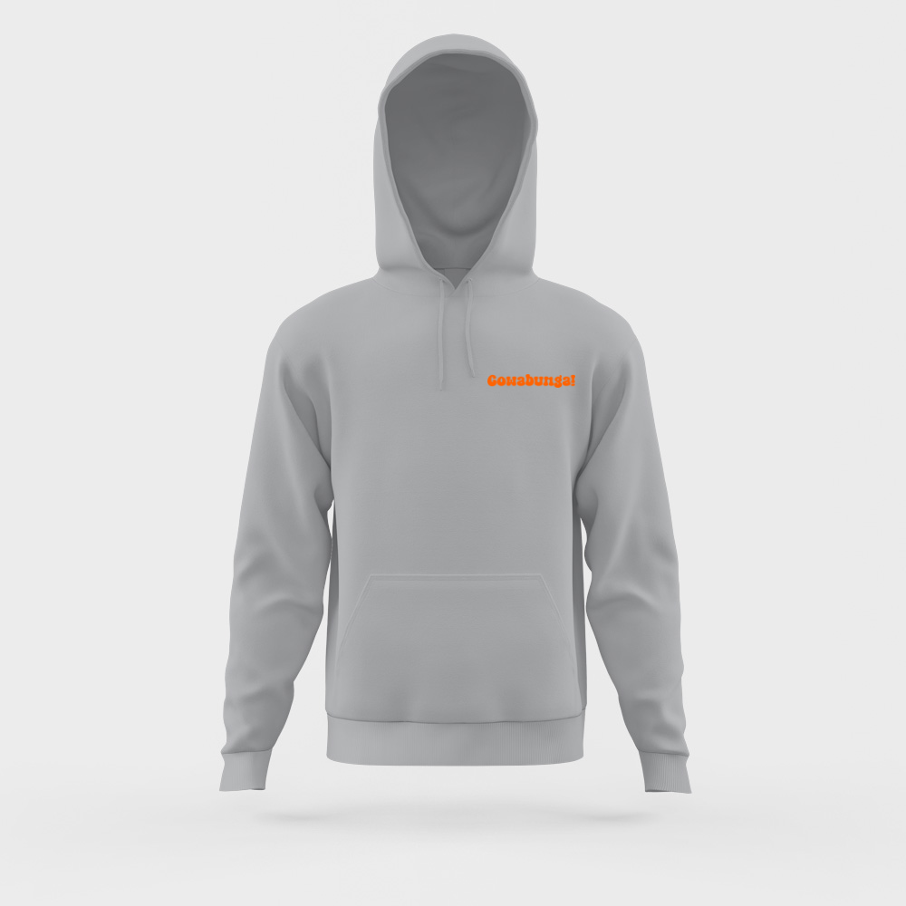 Cowabunga! Orange Hoodie