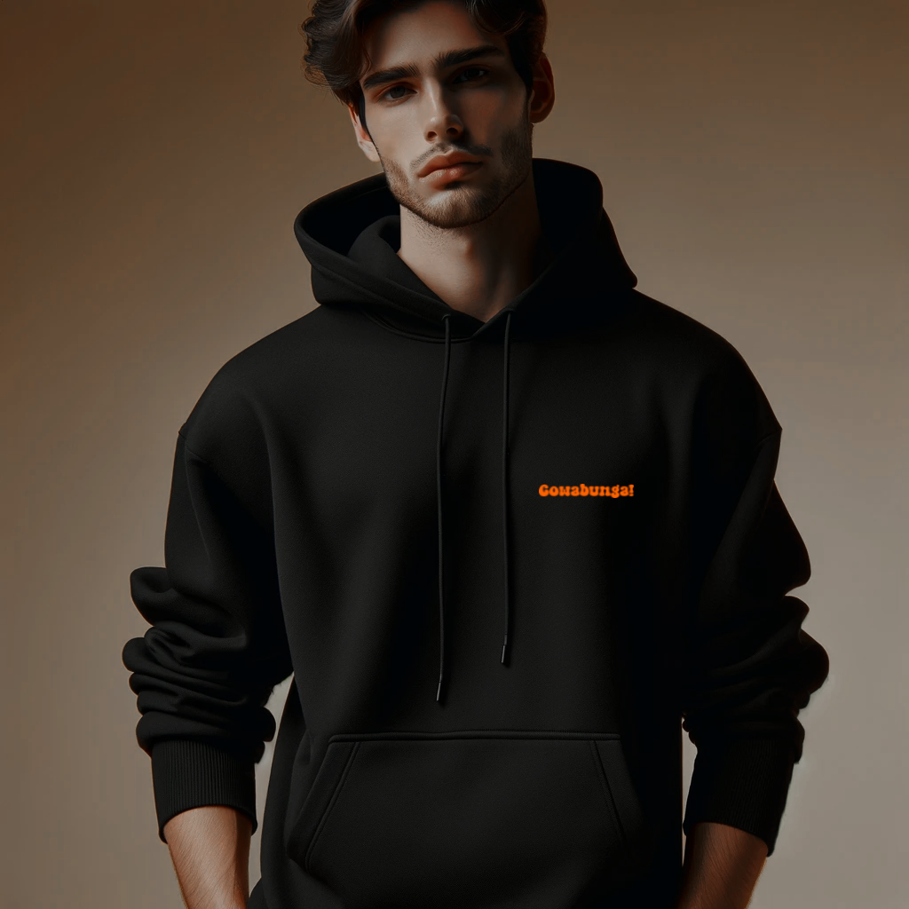 Cowabunga! Orange Hoodie