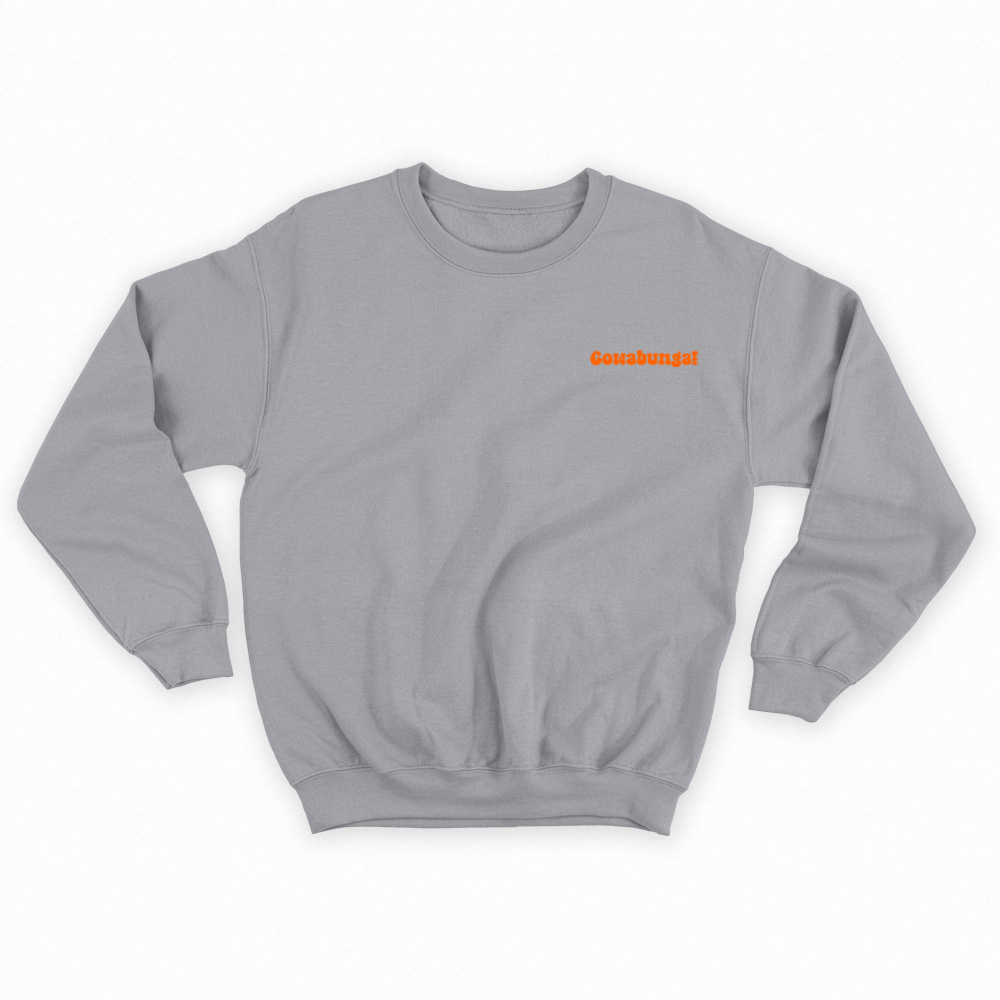 Cowabunga! Orange Sweatshirt