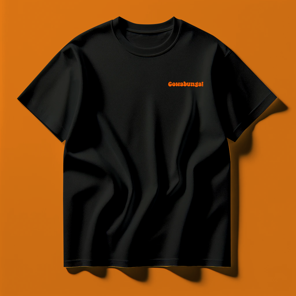Cowabunga! Orange Tee Shirt