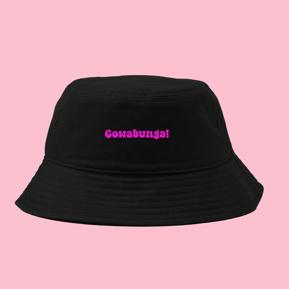 Cowabunga! Pink Bucket Hat
