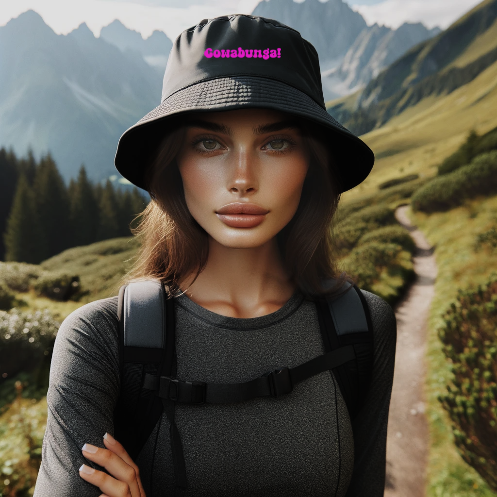 Cowabunga! Pink Bucket Hat
