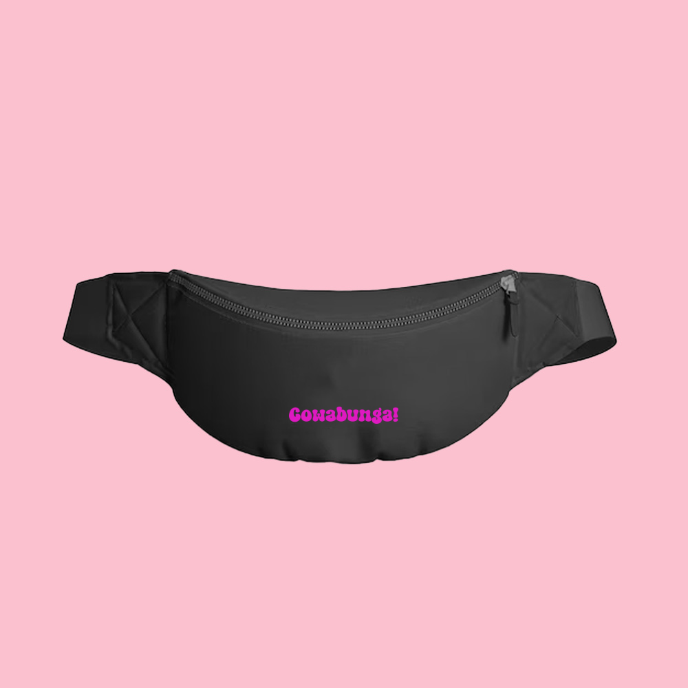 Cowabunga! Pink Fanny Pack