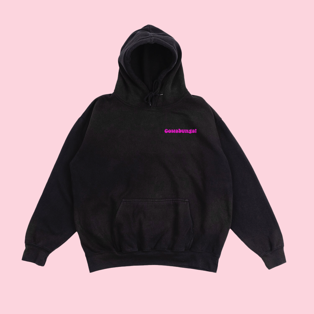 Cowabunga! Pink Hoodie
