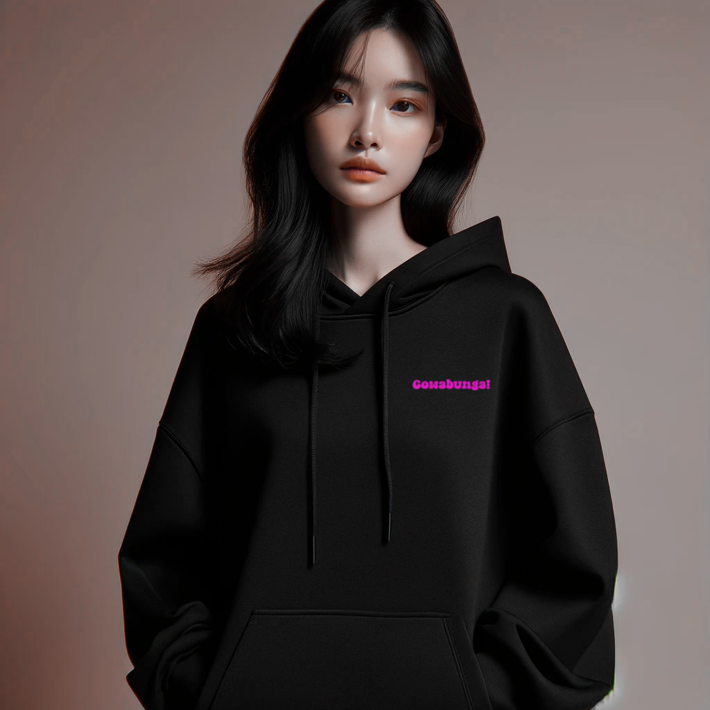 Cowabunga! Pink Hoodie