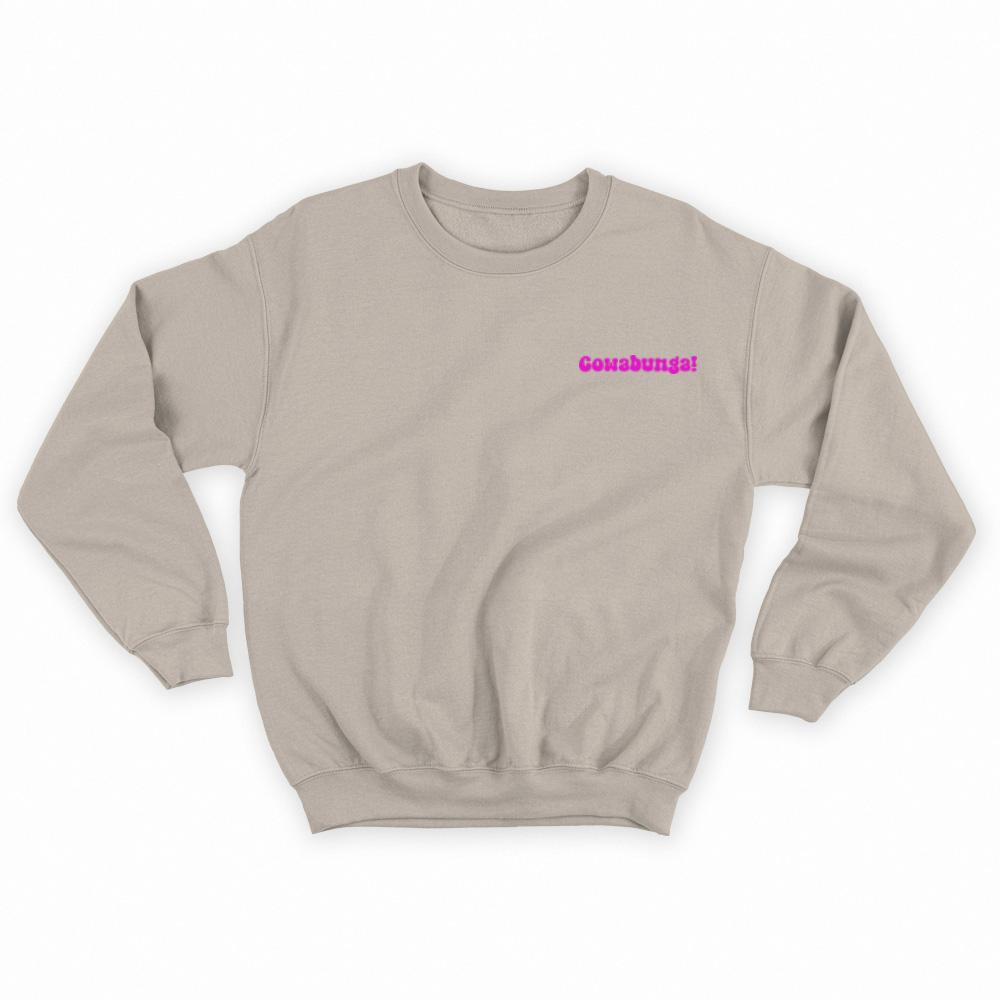 Cowabunga! Pink Sweatshirt