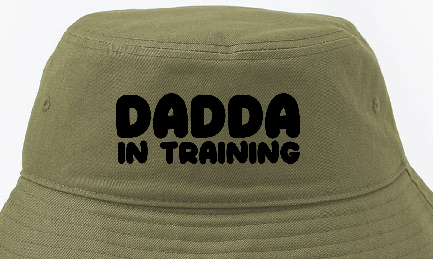dadda in training black bucket hat