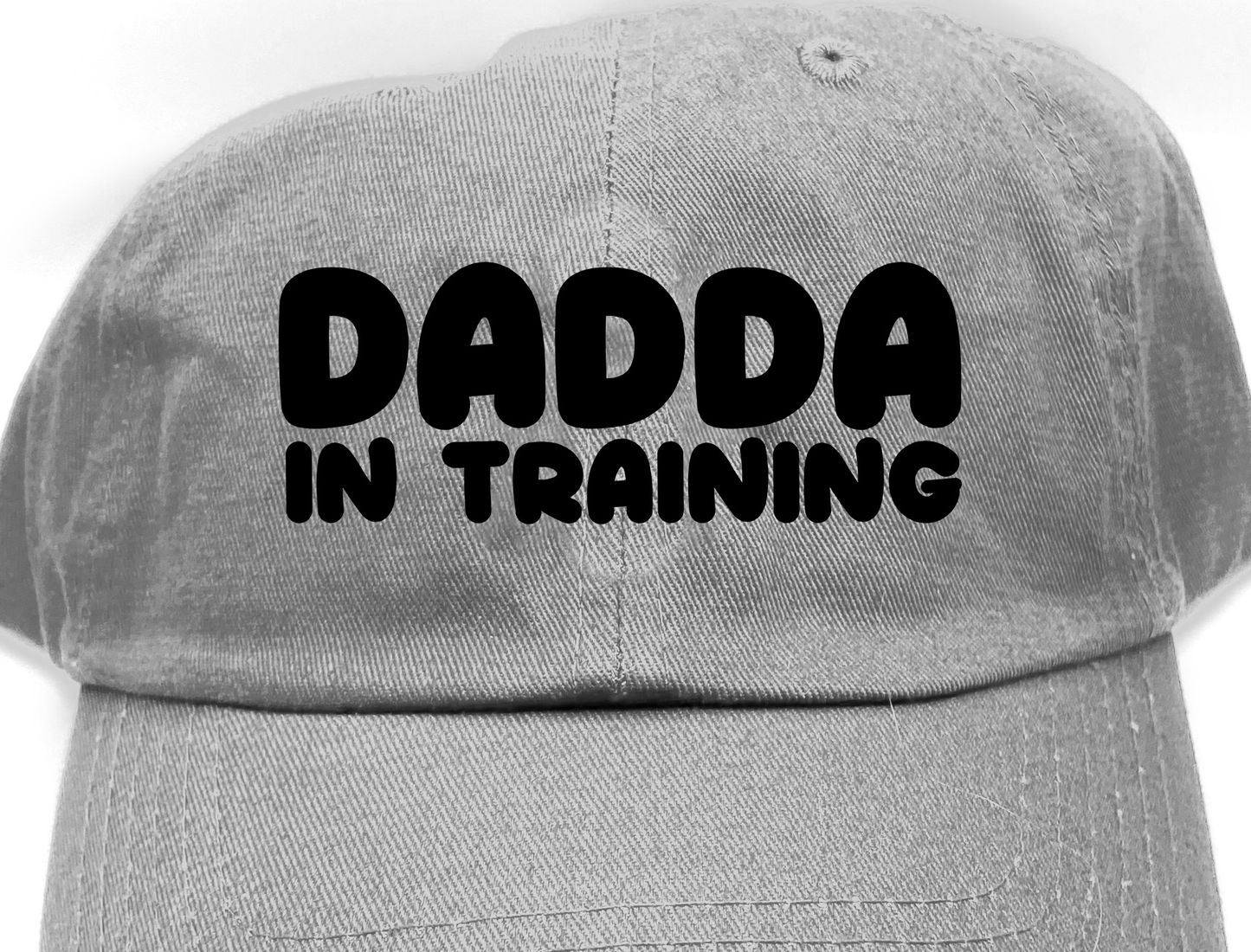 dadda in training black dad hat