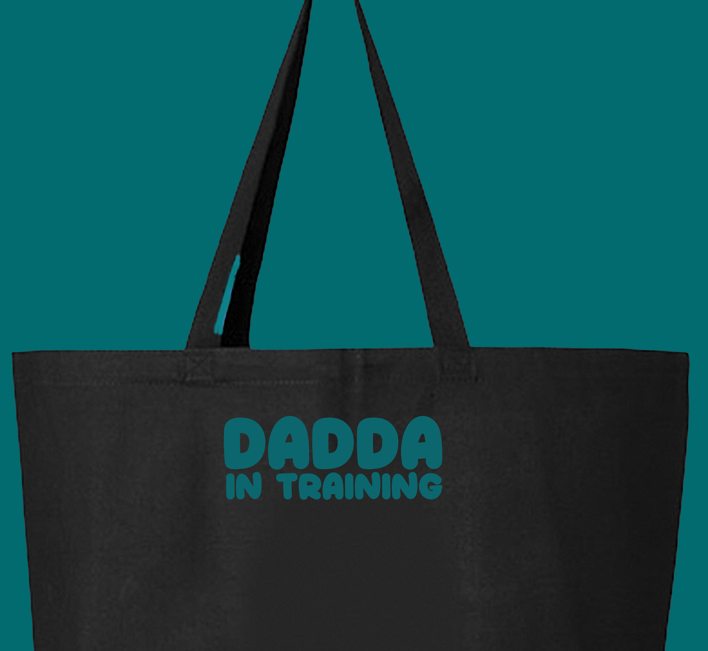 dadda in training green tote bag