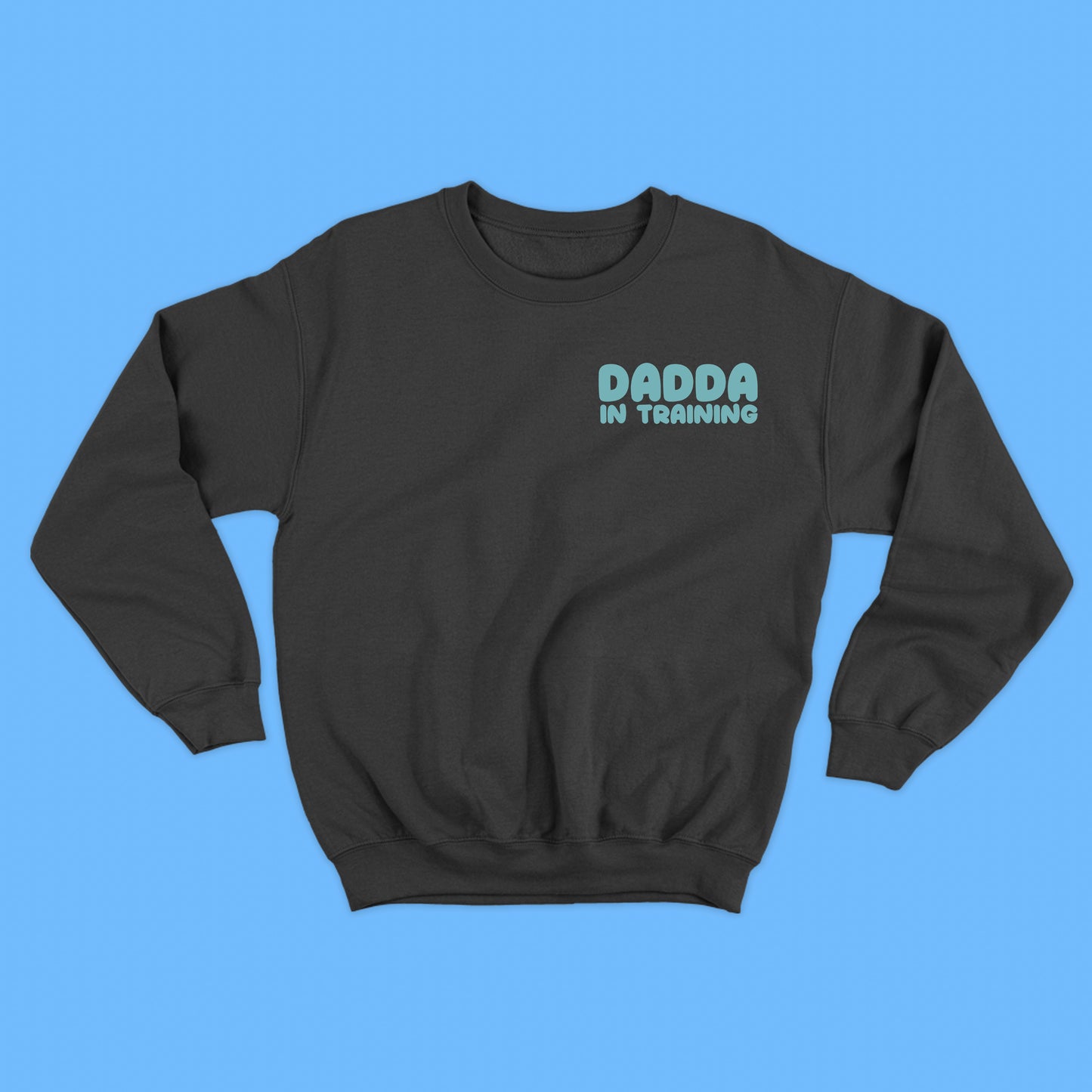 dadda in training light blue sweatshirt