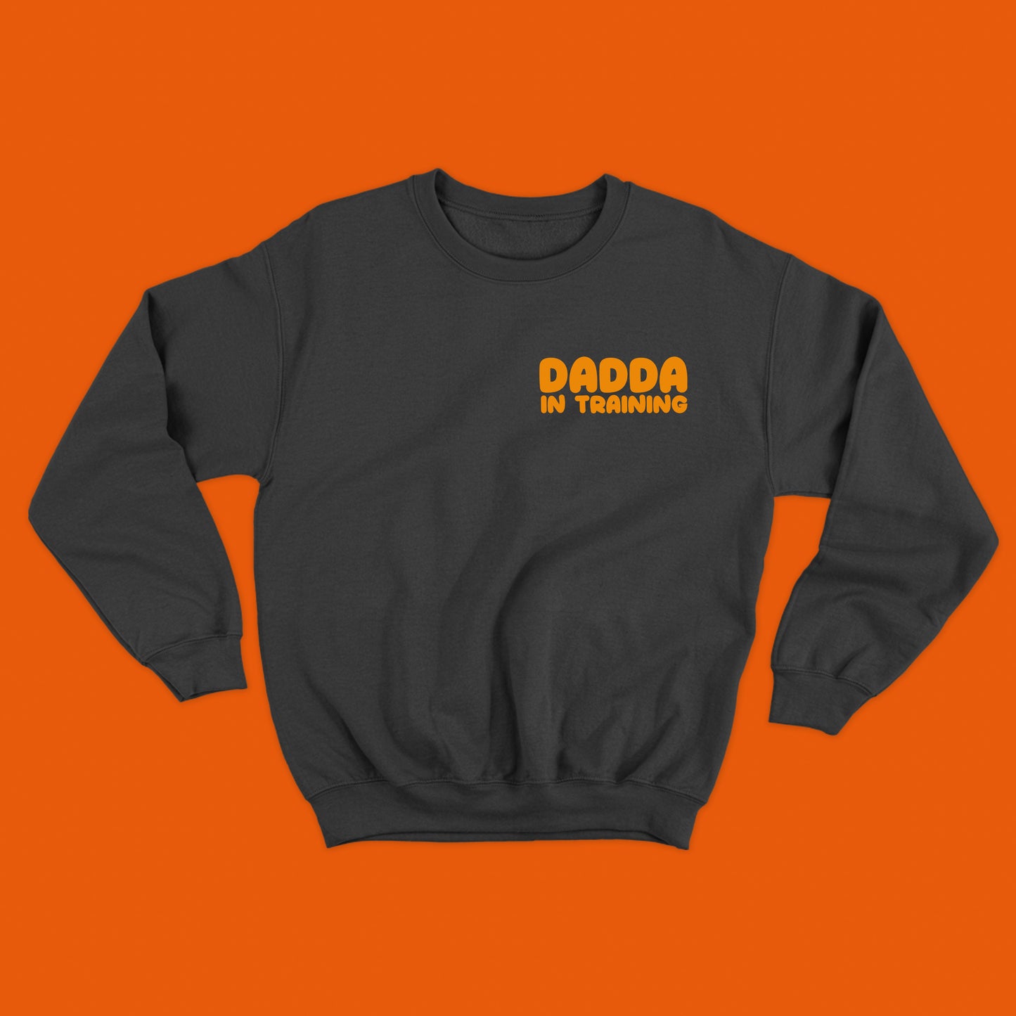 dadda in training yellow sweatshirt