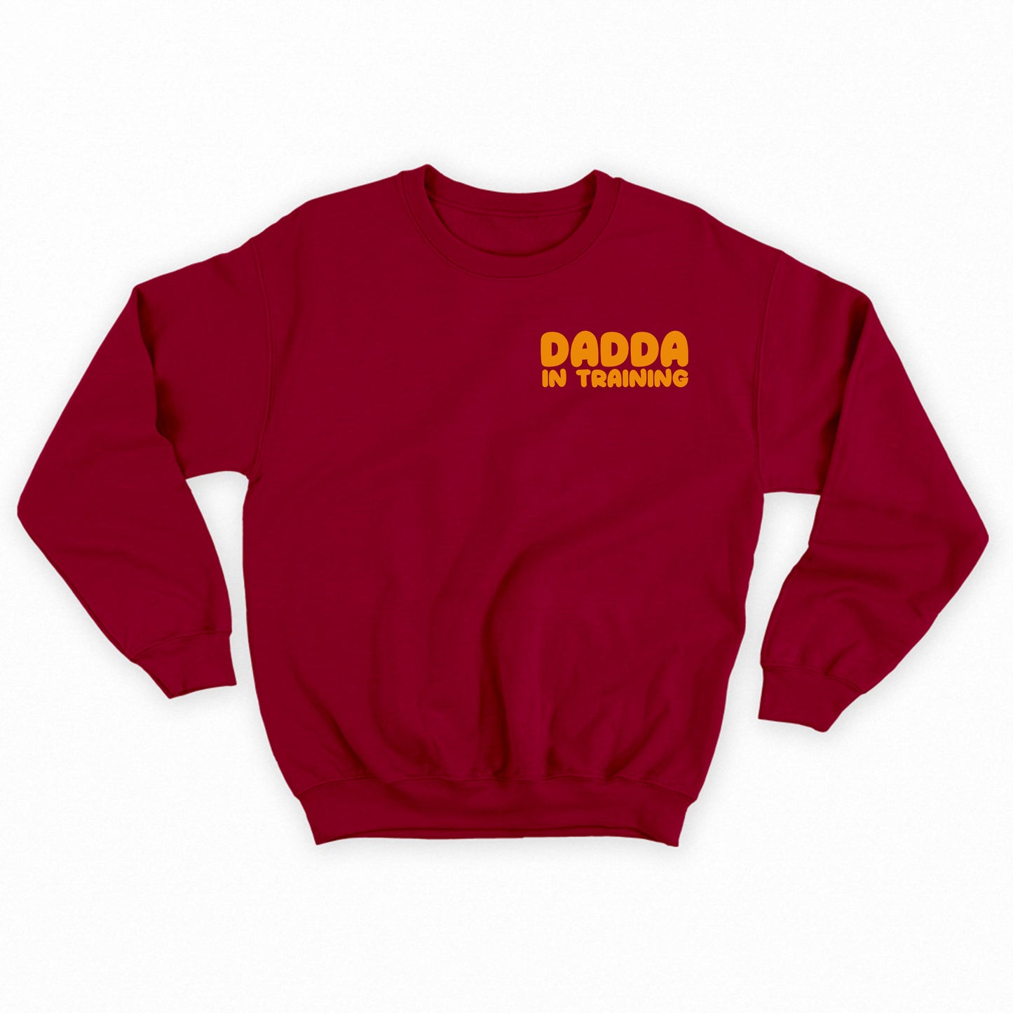 dadda in training yellow sweatshirt