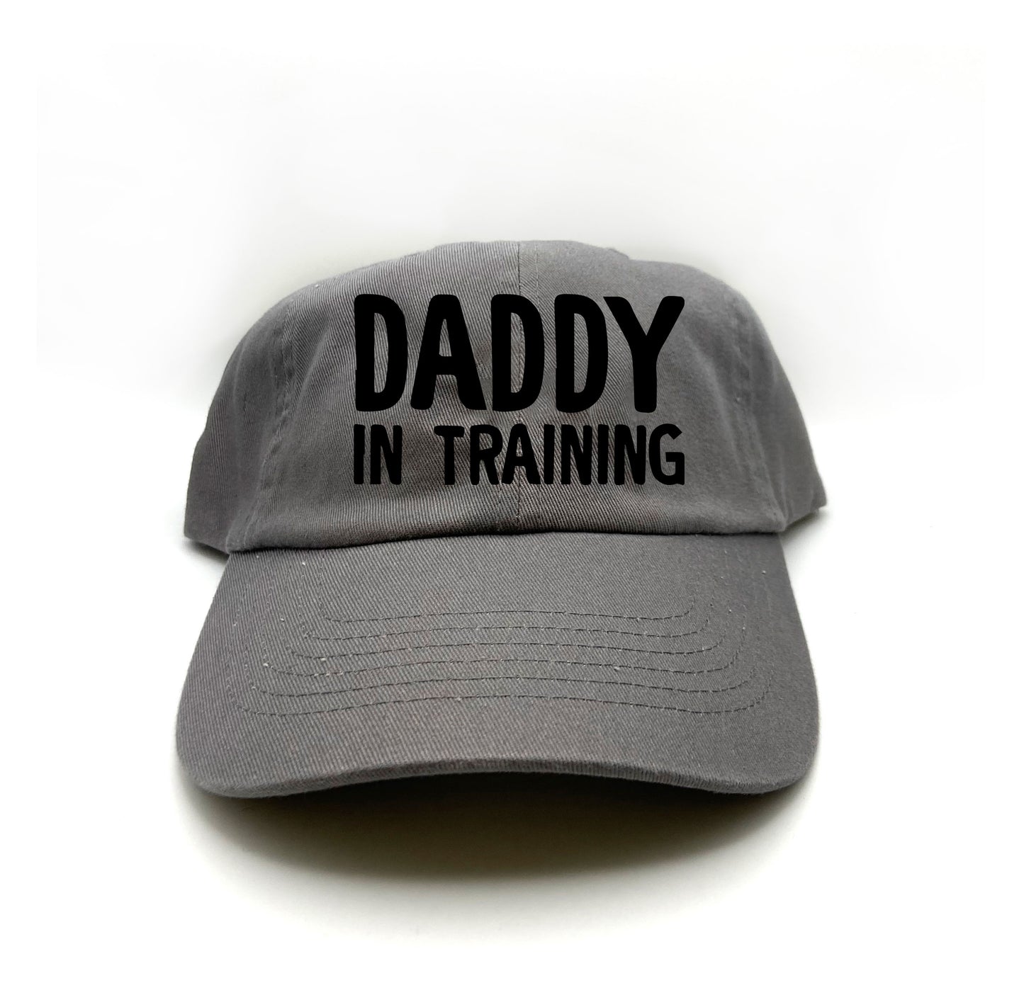 daddy in training black dad hat