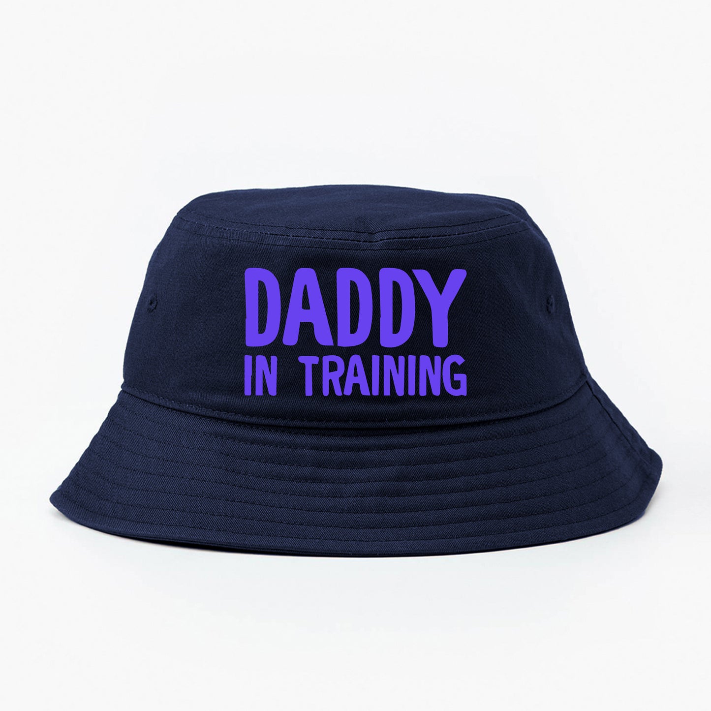 daddy in training blue violet bucket hat