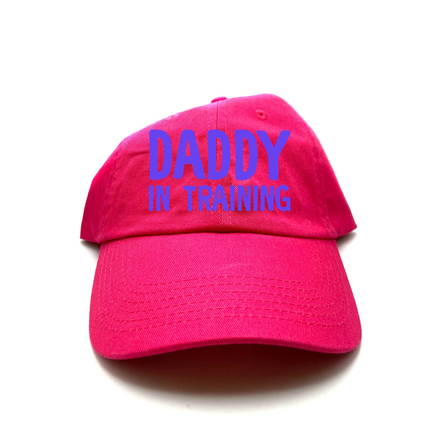 daddy in training blue violet dad hat