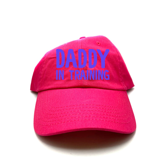 daddy in training blue violet dad hat