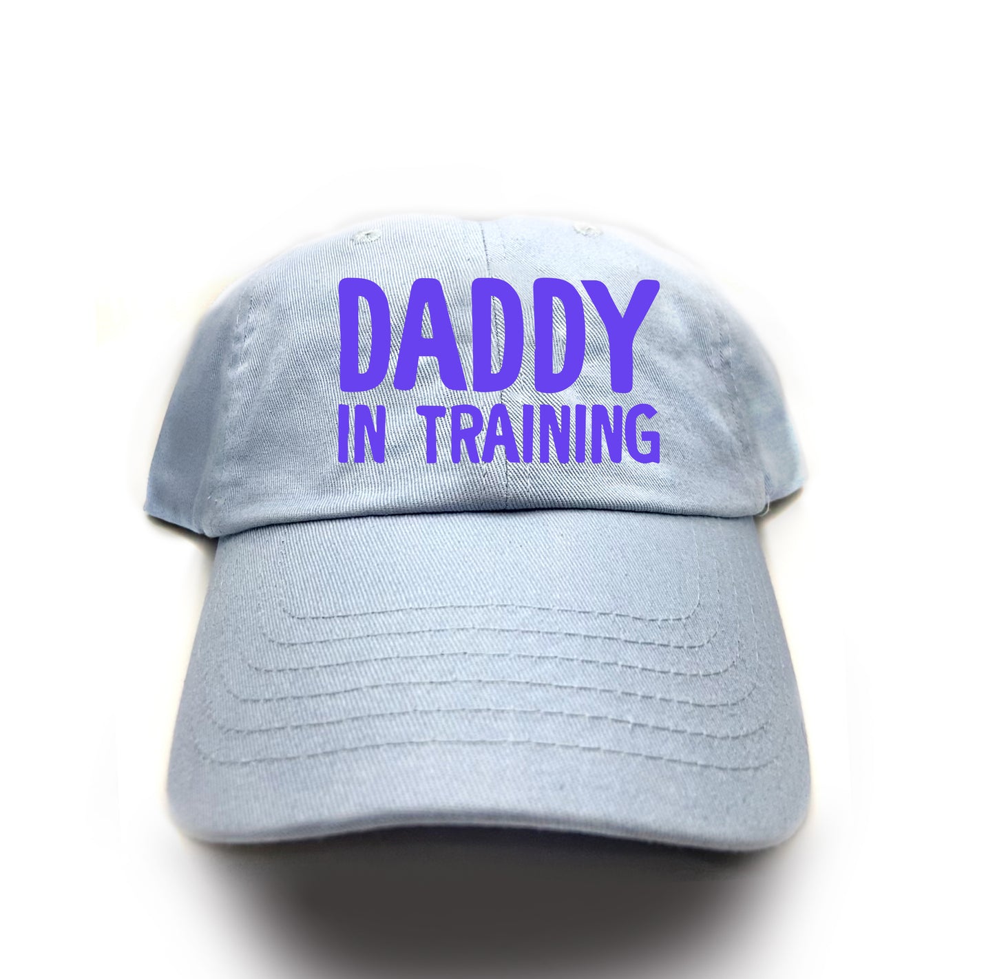 daddy in training blue violet dad hat