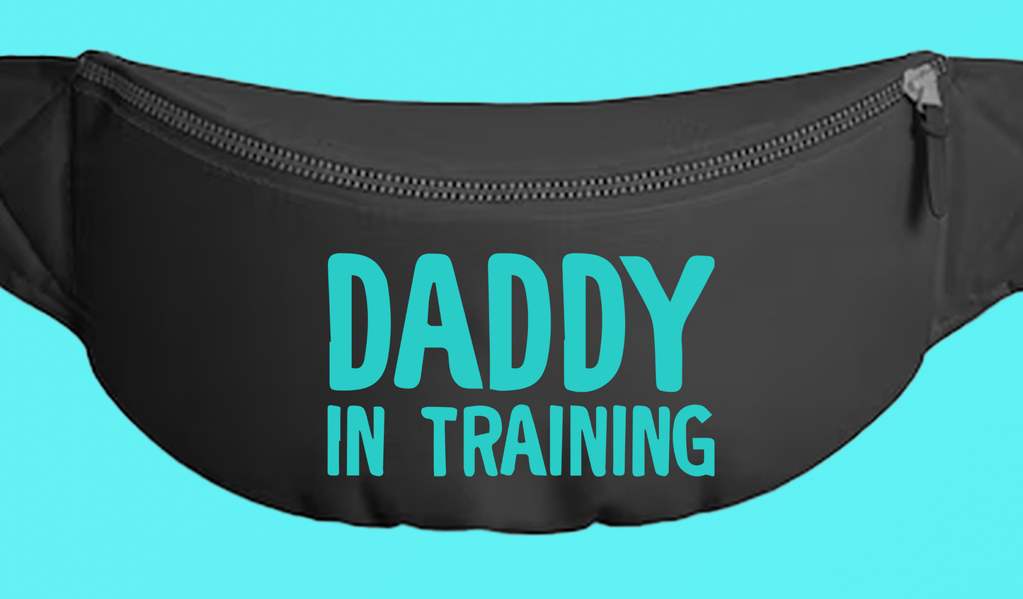daddy in training green fanny pack