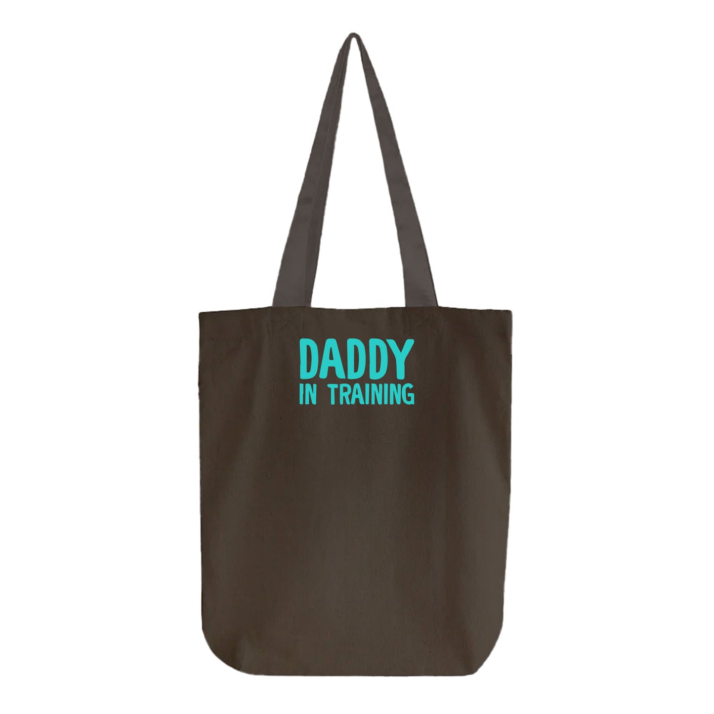 daddy in training green tote bag